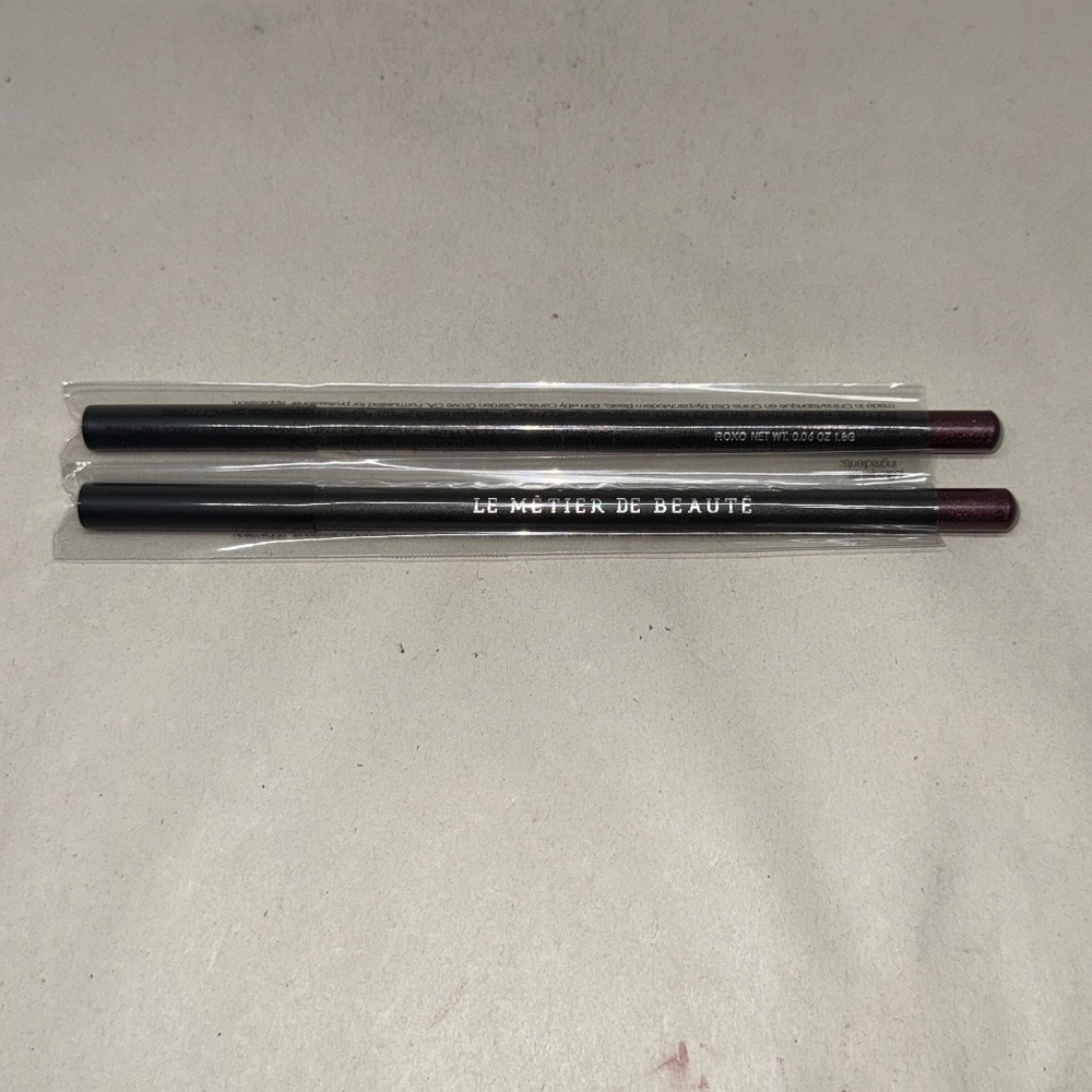 2 PACK - Le Metier De Beaute Lip Liner ROXO (Plum) Full Size NEW